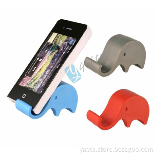 Stand Accessories Elephant Shaped Silicone Mobile Phone Holder Stand